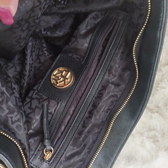 🔥NWOT💥 DKNY Black Leather Purse - Picture 5 of 8